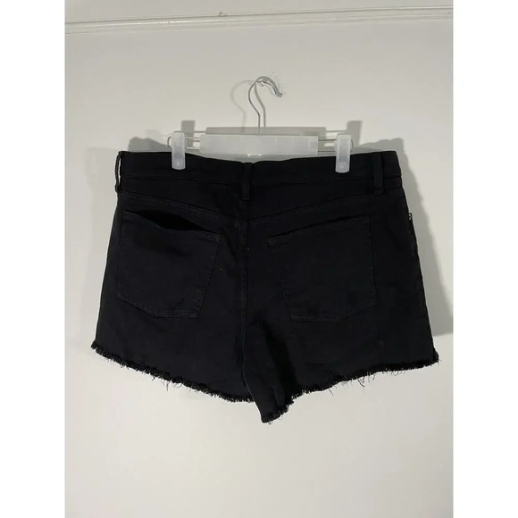 Pistola Women's Winston High Rise Fray Hem Short Seek And Destroy‎ Black Size 33 - Picture 2 of 7